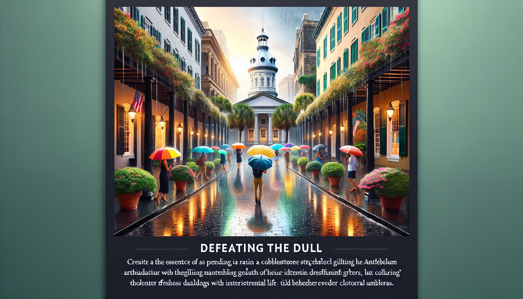 Defeat the Dull: Top Things‌ to Do​ in Charleston ⁢When it Rains!